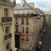 Photo taken at Hôtel Élysées 8 by MARIE SAZHENOVA on 8/26/2015