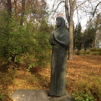Photo taken at Пам&amp;#39;ятник Марії Заньковецькій by Sergey B. on 10/28/2016