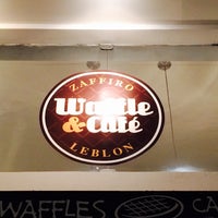 Photo taken at Zaffiro Waffle &amp;amp; Café by Simone F. on 5/7/2014