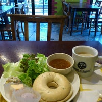 Photo taken at BAGEL&amp;amp;BAGEL 池袋店 by Yasu on 4/11/2013