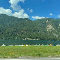 Photo taken at Reschensee / Lago di Resia by Nadia M. on 8/11/2022