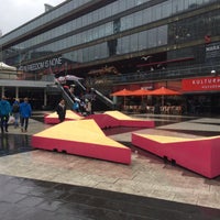 Photo taken at Sergels Torg by [Calle] L. on 6/18/2016