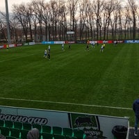 Photo taken at Стадион Академии ФК «Краснодар» by юрий р. on 3/16/2019