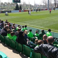 Photo taken at Стадион Академии ФК «Краснодар» by юрий р. on 4/6/2019