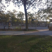 Photo taken at Leif Ericson Tennis Courts by Carl T. on 9/16/2012