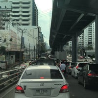Photo taken at Khlong Tan Intersection Flyover by Nam N. on 6/2/2017