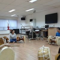 Photo taken at Jakarta International Korean School by Annisa L. on 12/21/2012