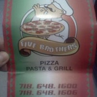 Photo taken at Five Brothers Pizza by Stefanee R. on 4/24/2013