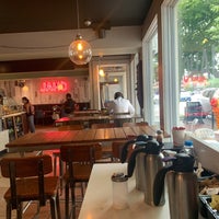 Photo taken at Jaho Coffee Roaster &amp;amp; Wine Bar by Ed W. on 8/13/2019