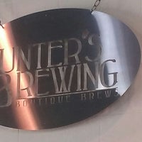 Photo taken at Hunter&amp;#39;s Brewing by Chris P. on 5/17/2013