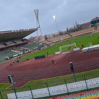 Photo taken at Friedrich-Ludwig-Jahn-Stadion by Thomas E. on 11/21/2021