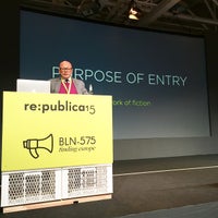 Photo taken at Stage 11 | re:publica 14 by Jörn S. on 5/7/2015