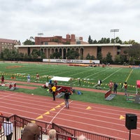 Photo taken at Cromwell Field &amp;amp; Loker Track Stadium by mike T. on 4/28/2019