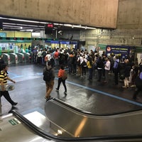 Photo taken at Estação Vila Madalena (Metrô) by Rodrigo T. on 4/25/2018