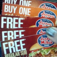 Photo taken at Jersey Mike&amp;#39;s Subs by Suzan :. on 1/23/2013