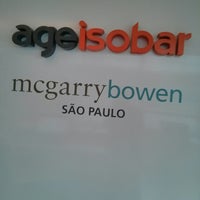 Photo taken at McGarryBowen São Paulo by Luana H. on 6/20/2014