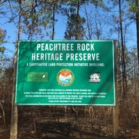 Photo taken at Peachtree Rock Heritage Preserve by Greg D. on 3/9/2014