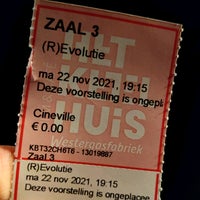 Photo taken at Bioscoop het Ketelhuis by Edwin H. on 11/22/2021