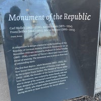 Photo taken at Denkmal der Republik by geheimtip ʞ. on 9/28/2023