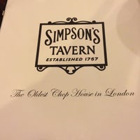 Photo taken at Simpson&amp;#39;s Tavern by Trond W. on 11/29/2012