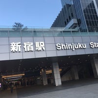 Photo taken at JR Shinjuku Station by ぎる on 12/21/2018