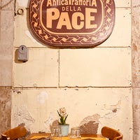 Photo taken at antica trattoria della Pace by Peter C. on 10/9/2019