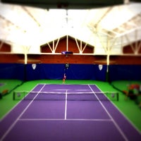 Photo taken at UW Lloyd Nordstrom Tennis Center by Casey C. on 6/1/2013