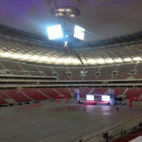 Photo taken at PGE Narodowy by Jarek P. on 4/20/2013