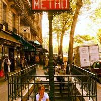 Photo taken at Métro Saint-Augustin [9] by Martijn B. on 5/9/2013