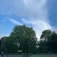 Photo taken at Regent&amp;#39;s Park Tennis Courts by Ozan K. on 6/22/2021