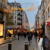 Photo taken at Rue Montorgueil by Ebrahem M. on 11/20/2021