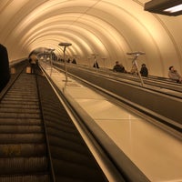 Photo taken at metro Dostoyevskaya by Maya M. on 12/16/2019