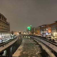 Photo taken at Шлюзовой пешеходный (Второй Шлюзовой) мост by Maya M. on 1/30/2022