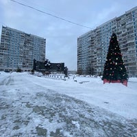 Photo taken at Площадь Защитников Неба by Maya M. on 1/3/2022