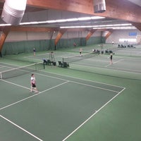 Photo taken at Tapiolan tennispuisto by Nhamo Z. on 4/4/2014