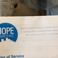 Photo taken at Hope Church NYC by Albert H. on 4/28/2013