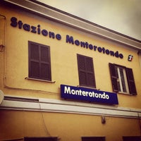 Photo taken at Stazione Monterotondo by StepAsR on 12/17/2012