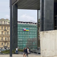 Photo taken at Nová budova Národního muzea by Filip on 3/5/2022