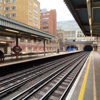 Photo taken at Barbican London Underground Station by Filip on 3/29/2022