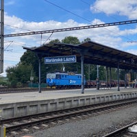 Photo taken at Železniční stanice Mariánské Lázně by Filip on 9/2/2022