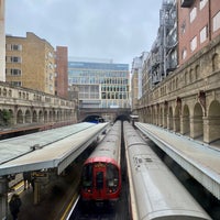 Photo taken at Barbican London Underground Station by Filip on 3/29/2022