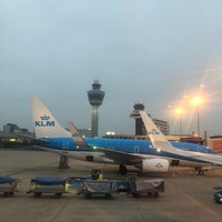 Photo taken at KLM Flight KL1665 [AMS - BCN] by Filip on 11/22/2018