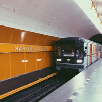 Photo taken at Metro =B= Národní třída by Filip on 9/22/2018