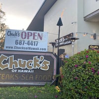 Photo taken at Chuck&amp;#39;s Steakhouse Of Hawaii by Amy P. on 4/9/2021