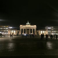 Photo taken at Brandenburg Gate by Çağrı Göksu Ü. on 11/18/2017