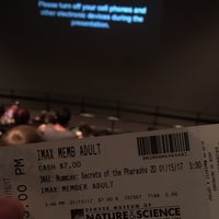 Photo taken at Phipps IMAX, Denver Museum of Nature &amp;amp; Science by Liz A. on 1/15/2017