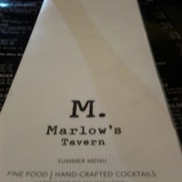 Photo taken at Marlow&amp;#39;s Tavern by Vishi G. on 9/16/2012