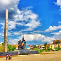 Photo taken at Площадь Революции by Andrey O. on 6/13/2015