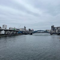 Photo taken at Azumabashi Bridge by mini841 on 4/5/2024