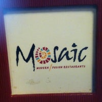 Photo taken at Mosaic Modern Fusion Restaurant by Jim S. on 11/7/2012